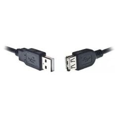 Kabel USB Gembird USB-A - USB-A 1.8 m Czarny (CCPUSB2AMAF6)