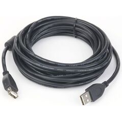 Kabel USB Gembird USB-A - USB-A 3 m Czarny (CCFUSB2AMAF10)