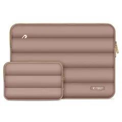 Tech-Protect Puffy Laptop 15-16 case + accessory bag Walnut