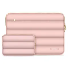 Tech-Protect Puffy Laptop 13-14 case + accessory bag Dusty Rose