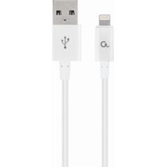 Kabel USB Gembird USB-A - Lightning 2 m Biały (CC-USB2P-AMLM-2M-W)