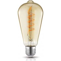 Kobi Light Żarówka Retro LED 4W Edison, Filament - Barwa Ciepłobiała - E27
