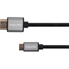 Kabel Kruger&Matz HDMI Mini - HDMI 1.8m czarny (KM1237)