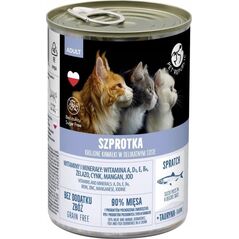 Pet Republic PET REPUBLIC KOT pusz.400g SZPROTKA sos   /12