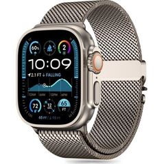 Tech-Protect TECH-PROTECT MILANO APPLE WATCH 6 / 7 / 8 / 9 / 10 / SE / ULTRA 1 / 2 (44 / 45 / 46 / 49 MM) TITANIUM