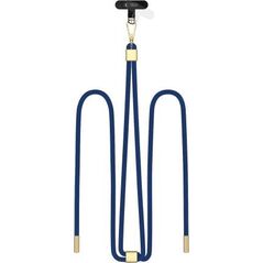 Tech-Protect TECH-PROTECT C2S ROPE CROSSBODY STRAP NAVY BLUE/GOLD