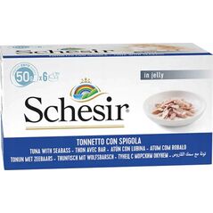 Agras Pet Foods SCHESIR M-Pack Tuńczyk z okoniem 6x50g