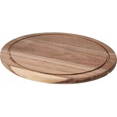 Deska do krojenia Excellent Houseware Deska do krojenia drewniana akacja, okrągła, Ø 30 cm