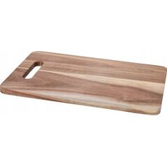 Deska do krojenia Excellent Houseware Deska do krojenia drewniana akcja WOOD, 30 x 20 x 1 cm