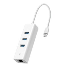 TP-LINK USB 2.0 3 Port Hub with USB-A / Ethernet Connection (UE330C) (TPUE330C) έως 12 άτοκες Δόσεις