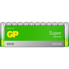 GP 1x12 GP Super Alkaline 1,5V AAA Micro LR03 Rel.03024AETA-S12