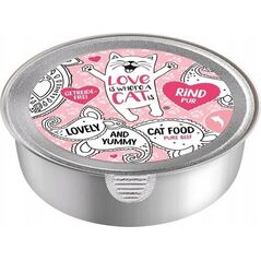 Love is where a cat is Love is where a cat is® z czystą wołowiną 85g