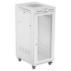 Szafa Lanberg Szafa instalacyjna Rack stojąca 19" 27U 600x800 szara drzwi perforowane LCD Lanberg (flat pack)