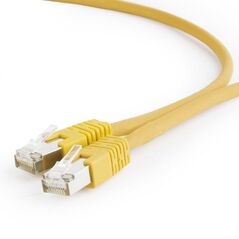 Gembird RJ-45/RJ-45, kat.6A, S/FTP, żółty, 2m (PP6A-LSZHCU-Y-2M)