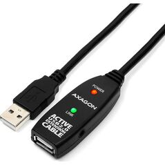 Kabel USB Axagon USB-A - USB-A 5 m Czarny (ADR205)