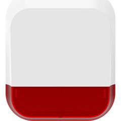 iGET iGET SECURITY DP11 Bezdrátová bateriová venkovní siréna 115 dB pro alarm M4. Indikace alarmu také pomocí červených LED