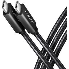 Kabel USB Axagon USB-C - USB-C 1 m Czarny (BUCM32-CM10AB)