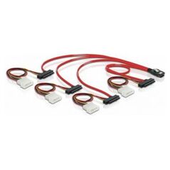 Delock SFF 8482 - SFF 8087, 0.5m, Czerwony (83059) 267729 4043619830596