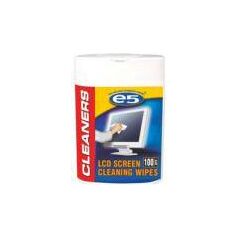 E5 Chusteczki nawilżane do czyszczenia ekranów LCD 100 szt. (RE00457) 310303 5903874862284