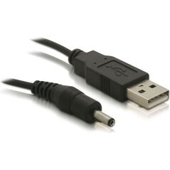 Kabel USB Delock USB-A - DC 3.1 x 1.3 mm 1.5 m Czarny (82377) 323907 4043619823772