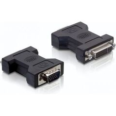 Adapter AV Delock D-Sub (VGA) - DVI-I czarny (65017) 351554 4260141650175