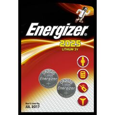 Energizer Bateria CR2025 2 szt. 476492 7638900442830