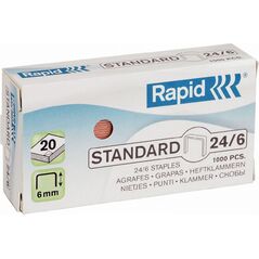 Esselte Zszywki Rapid Standard 26/6, 1000 szt. (24861300) 486404 7313468613006