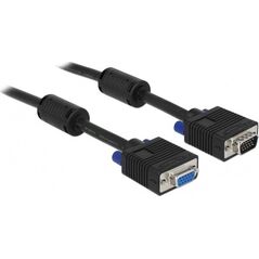 Kabel Delock D-Sub (VGA) - D-Sub (VGA) 5m czarny (82566) 556127 4043619825660