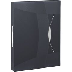 Esselte Teczka z gumką VIVIDA 40mm Czarny (624049) 578942 4049793038872