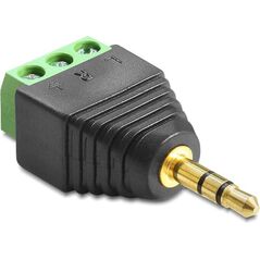Adapter AV Delock Terminal Block czarny (65419) 597478 4043619654192