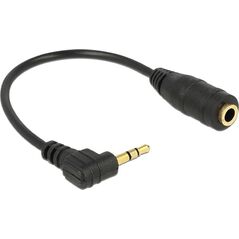 Kabel Delock Jack 2.5mm - Jack 3.5mm 0.15m czarny (65397) 597521 4043619653973