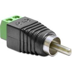 Adapter AV Delock Terminal Block czarny (65417) 597470 4043619654178