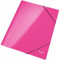 Leitz Teczka Wow kartonowa laminowana z gumką na rogach (10K038W) 651204 4002432105854