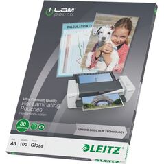 Leitz Folia do laminacji na gorąco iLAM A3, UDT, 100szt. (10K274C) 651313 4002432397723