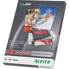 Leitz Folia do laminacji na gorąco iLAM A3, UDT, 100szt. (10K274D) 651314 4002432397747