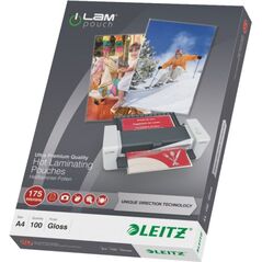 Leitz Folia do laminacji na gorąco iLAM A4, UDT, 100szt. (10K273D) 651316 4002432397679