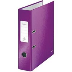 Segregator Leitz 180° Wow dźwigniowy A4 80mm fioletowy (10K302D) 651463 4002432104048