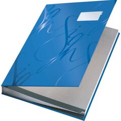 Leitz Teczka, książka do podpisu 18 przegródek (10K143C) 651495 4002432399079