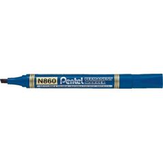 Marker permanentny N860 ścięta końcówka niebieski (42K054C) 651729 4902506070487