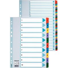 Esselte Przekładki do segregatora A4 Mylar kartonowe A-Z alfabetyczne (10K055F) 651762 5902812622140