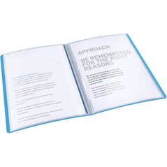 Esselte Album ofertowy Vivida A4, 20 koszulek niebieski (10K095C) 651851 4049793028811