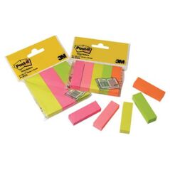 3M Zakładki indeksujace papierowe 3M Post-It neonowe 5 kol x 100 szt (13K042A) 654396 4046719881902