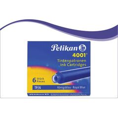 Pelikan Naboje atramentowe krótkie 6szt. niebieski (46K016C) 654446 4012700301178