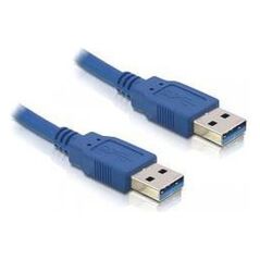 Kabel USB Delock USB-A - USB-A 3 m Niebieski (82536) 699762 4043619825363