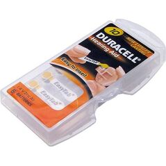 Duracell Bateria do aparatów słuchowych PR70 6 szt. 693289 4043752153897