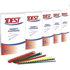 Idest GRZBIET PLAST 10MM/100SZT CZERWONY 707671 5903069998811