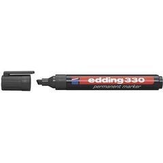 Edding Marker permanentny 330 ścięta końcówka czarny (EG1004) 708547 4004764063017