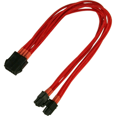 Nanoxia ATX/EPS 8-pin - ATX/EPS 8-pin, 0.3m, Czerwony (900300020) 729036 4260285293207