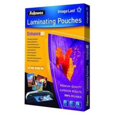 Fellowes Fellowes Peel and stick pouches adhesive back, 80 micron, A3 - 5302302 754417 77511530234
