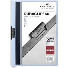 Durable Skoroszyt Zaciskowy A4 / 60 kartek Niebieski 709984 4005546210629